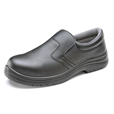 Image of MICRO FIBRE SLIP ON SHOE S2 BLACK 06