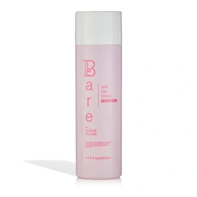 Image of Bare by Vogue Medium Tan Self Tanning Lotion Suitable for All Skin Types Tanner Face &amp; Body Long Lasting Fake 200ML