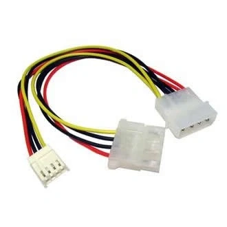 Image of Aptii Internal Molex LP4 to Floppy Drive FDD Power Connector Cable