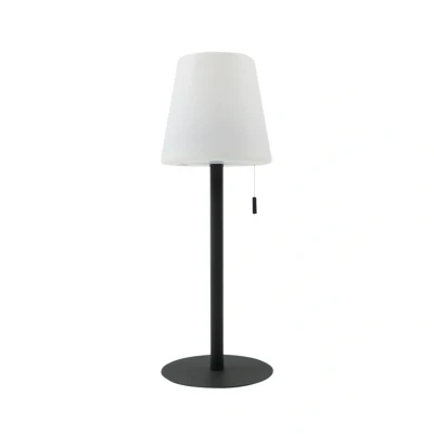 Image of Lindby LED rechargeable lamp Azalea black aluminium CCT height adjustable