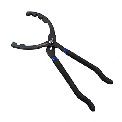 Image of US PRO Tools Large Capacity Offset Oil Filter Pliers 73 180mm 3470