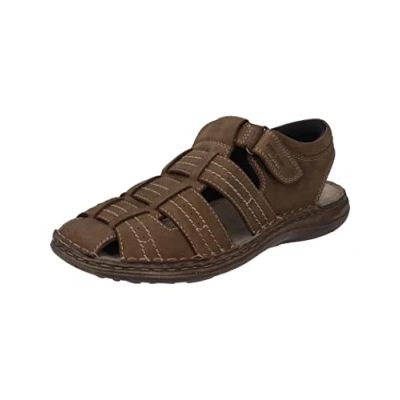 Image of Josef Seibel Men Low Shoes with Hook and Loop Vincent 06, Men&#039;s Shoes,Width G (Regular),Street Shoe,Hook Loop,Sneaker,Brown (Braun),41 EU / 7 UK