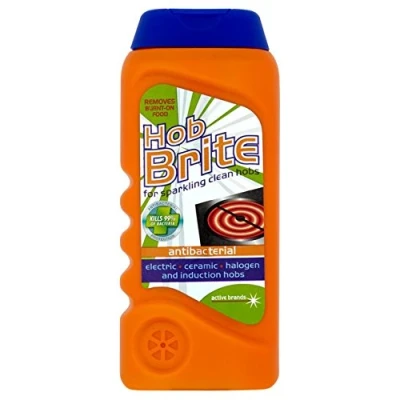 Image of Homecare Hob Brite Ceramic &amp; Halogen Cleaner 300ml (Removes Burnt on Food deep Cleans Protects)
