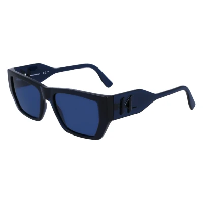 Image of Sunglasses Karl lagerfeld Kl6123s col. 404 Unisex Squadrata Blu