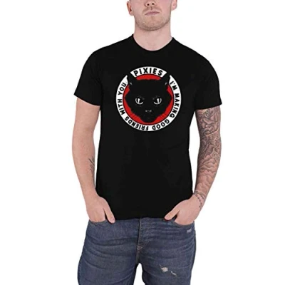 Image of Paradiso Clothing Pixies TAME BAND Unisex Print Tshirt, Size: XXL, Black