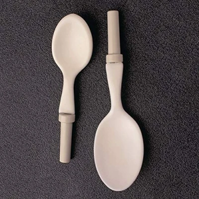 Image of HOMECRAFT Kings Soft Coated Spoon, PVC Utensil, Rubber Bite Reflex Solutiion, Flexible Tableware, Eating Disability Kitchenware, Safe Tablespoon (Eligible for VAT relief in the UK)