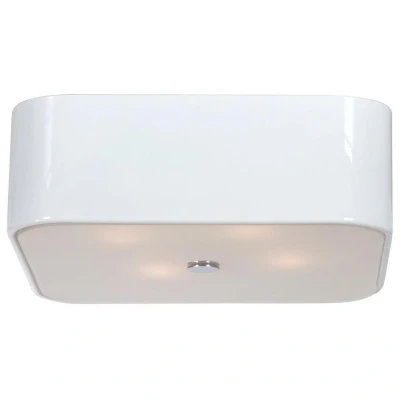 Image of Quadro Cylindrical Ceiling Light White