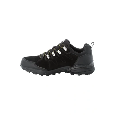 Image of Jack Wolfskin Refugio Texapore LOW M Walking trainers, Men&#039;s, Size: 6, Phantom / burly yellow xt Leather