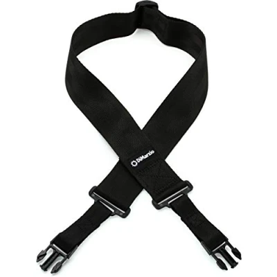 Image of DiMarzio DD2200BK Cliplock Strap, Black, 43.5 to 63.5 inches
