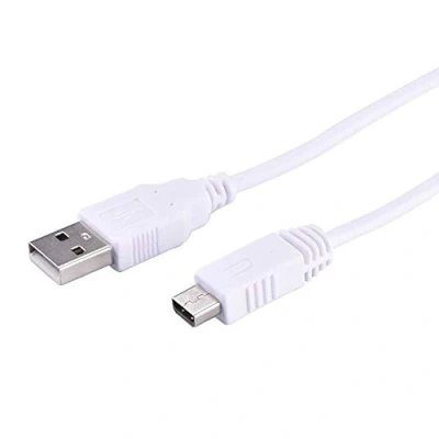 Image of Gamer Gear Wii U Extra Long replacement 10ft/3M USB Power Charging Charger Cable Lead compatible with Nintendo Gamepad Controller remote White.