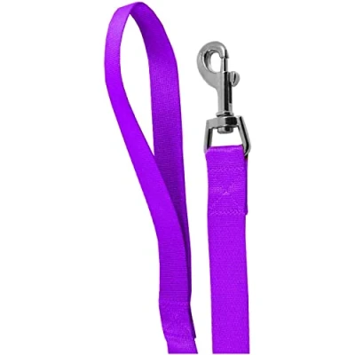 Image of AKORD Strong Nylon Dog Pet Lead Leash, Purple