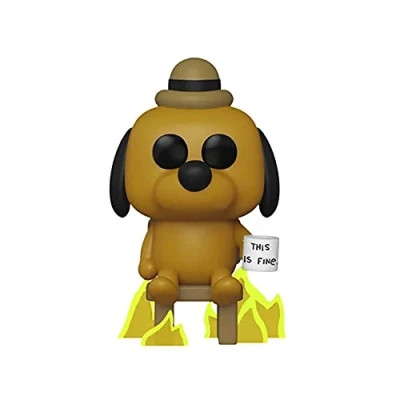 Image of Funko This is Fine Dog Pop! Vinyl Figure Entertainment Earth Exclusive