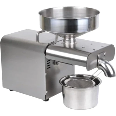 Image of 1500W Commercial Oil Press Machine,Oil Extractor Expeller,Stainless Steel Extractor,Automatic Press,Cold Hot Food Grade