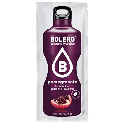 Image of Bolero Essential Hydration Sugar Free Fruit Drink Pomegranate 12 Sachets