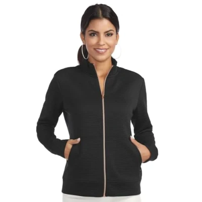 Image of Skechers Womens Hoodless Hoodie Go Walk Jacket Black XL