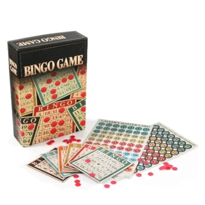 Image of Classic Traditional Board games Kids Children Family Adults Fun Great value (Bingo Game)