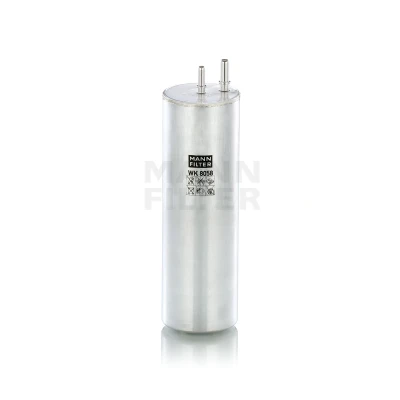 Image of 7E0127401A, 7H0127401D, 7LA127401A Fuel Filter MANN WK 8058 In Line 10mm 8mm VOLKSWAGEN: Transporter 6, 5, 5 Bus