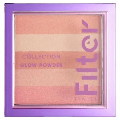 Image of Collection Cosmetics Filter Finish Glow Powder, Blush and Highlighter Kit, 10g