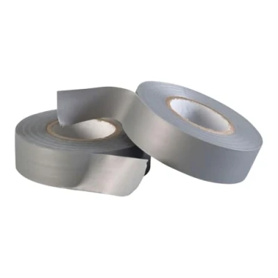 Image of Gocableties Grey Electrical Tape, 19mm x 20m, Strong Self Adhesive PVC Insulation Tape for Insulating, Repairing and Protecting Wires, 2 Rolls