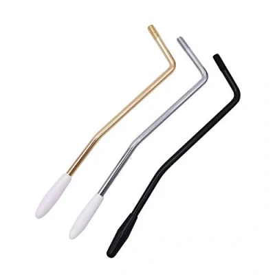 Image of Alnicov 3 Pcs Whammy Bar Thread Single Tremolo Arm with Tip Cap(6mm)