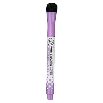 Image of Brussel 1 Pc Magnetic Dry Erase Markers Fine Point Whiteboard Pen Erasable White Board Writing Drawing Marker for Classroom Work, Calender Purple