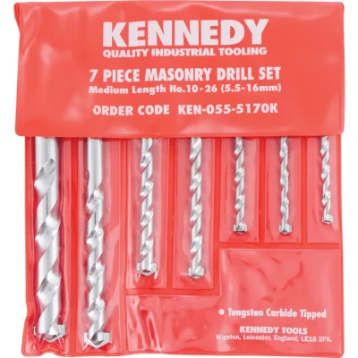 Image of Kennedy No.10 26 7 Piece Masonry Drill Set