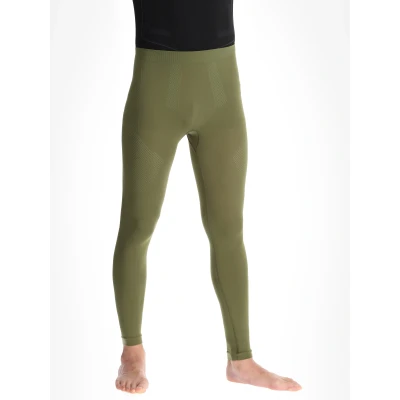 Image of FALKE Men&#039;s Warm Long M TI Functional Yarn Quick Dry 1 Piece Base Layer Bottom, Green (Herb 7754) new eco friendly,