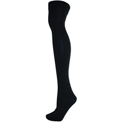 Image of HeatGuard Ladies Thermal Over the Knee Socks Black 4 7