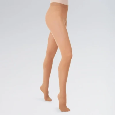 Image of Capezio Girl&#039;s Ultra Soft Transition Tight Hosiery, Toasted Almond, One Size