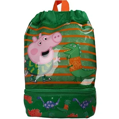 Image of Peppa Pig Swim Bag Gym Tote, 25 cm,57 L, Green