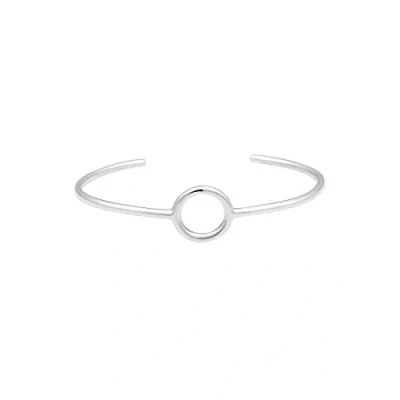 Image of Elli Women&#039;s 925 Sterling Silver Bangle 0212830417_16 16cm length