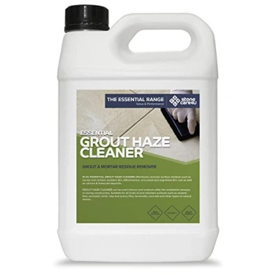 Image of StoneCare4u Essential Grout Haze Cleaner Removes Residues, Mortar and Cement, Ingrained Dirt Limescale Deposits from Floor Wall Tiles (2.5 Litre)