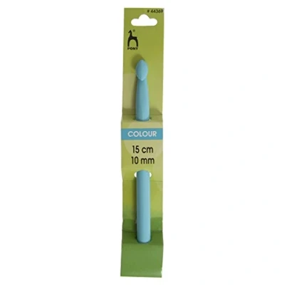 Image of Pony Coloured: Crochet Hook: Plastic: 15cm x 10.00mm, Multicolor, 10mm