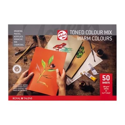 Image of Talens Toned Colour Pad Warm, A3, 50 Sheets, 180 g/m²