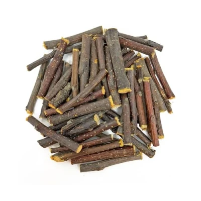 Image of Bunny Bistro Apple Wood Chew Sticks Nibble Treat for Rabbits, Guinea Pigs, Degus, Hamsters 100% Natural (200g)