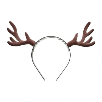 Image of Widmann 9538d Flock Reindeer Antlers ? One Size