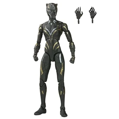 Image of Marvel Legends Series Black Panther Wakanda Forever 6 inch Figure with 2 Accessories