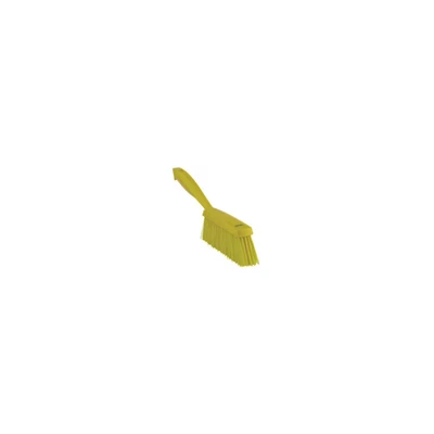 Image of Vikan 45896 Medium Hand Brush, Yellow, 330mm Length, 35mm Width, 110mm Height