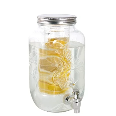 Image of 3.5 Litre Glass Beverage Dispenser with Infuser
