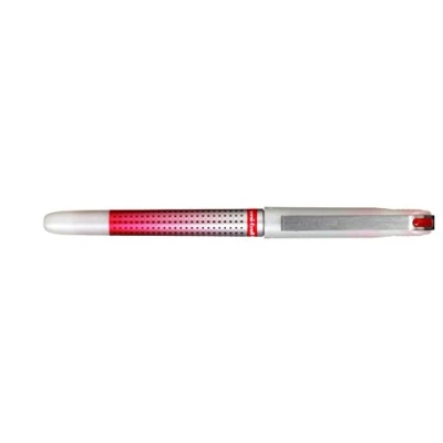Image of Uni ball 125997000 0.7 mm Fine Eye Needle Rollerball Pen Red (Pack of 12)