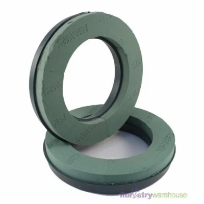 Image of Smithers Oasis FloristryWarehouse Naylorbase Wreath Rings 12 Inch Box of Plastic backed