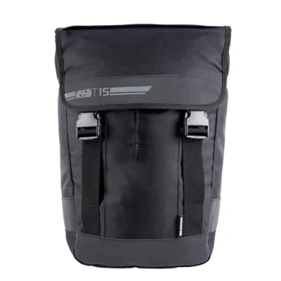 Image of Oxford T Series T20 Quick Release Cycle Pannier Bag, 20l, Black