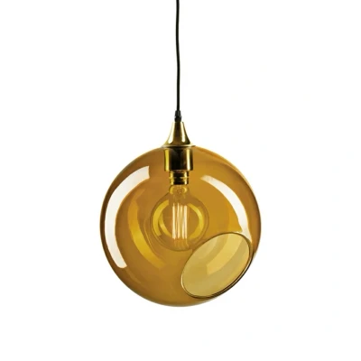 Image of DESIGN BY US Ballroom XL pendant light, amber coloured