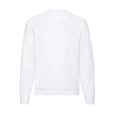 Image of Fruit of the Loom Men Raglan Classic Sweater, White, Large