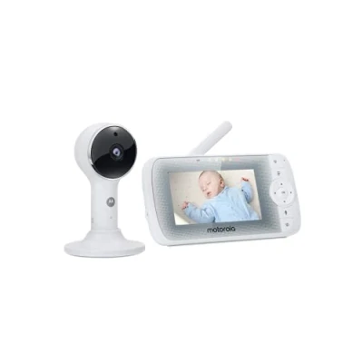 Image of Motorola Nursery LUX64 Connect 4.3 inch Wi Fi Video Baby Monitor with Flexible Magnetic Mount 2way Talk, Room Temperature, Mobile Viewing, Infrared, pan tilt and Zoom
