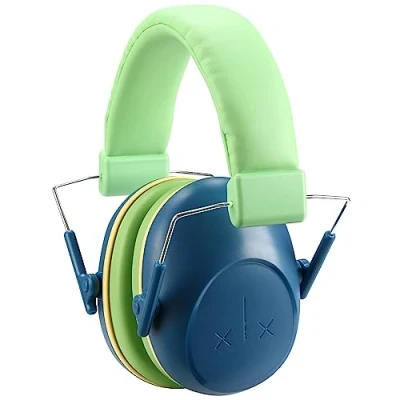 Image of ProCase Kids Noise Cancelling Headphones, Ear Protection Canceling Earmuffs, Hearing Reduction for Autism Toddler Children Navy