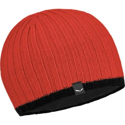 Image of Salewa Ortles Wool Beanie, Flame/8610 BRD, Unisex