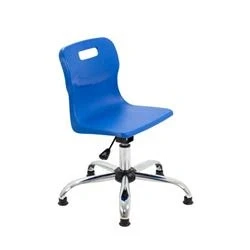 Image of Titan Swivel Junior Chair 365 435mm Seat Height Blue T30 BG