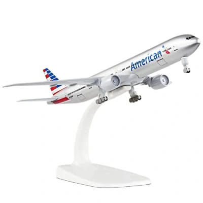 Image of Busyflies 1/300 Scale American Airlines Boeing 777 Plane Model Alloy Diecast Airplane