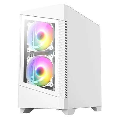 Image of OCHW F3 White Ultra Fast Gaming PC Desktop Computer AMD Athlon 3000G Quad Thread ATI Radeon HD Vega 3 Graphics USB 3.0 1000GB HDD 32GB DDR4 Wifi Windows 11 Pro